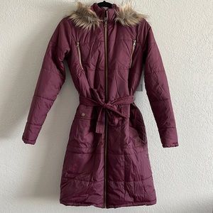 • nwt women’s justfab puffer coat •